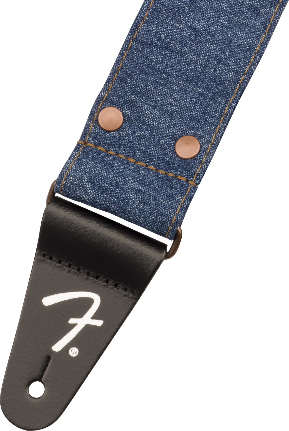 Fender Fender x Wrangler Riveted Denim Strap, Indigo