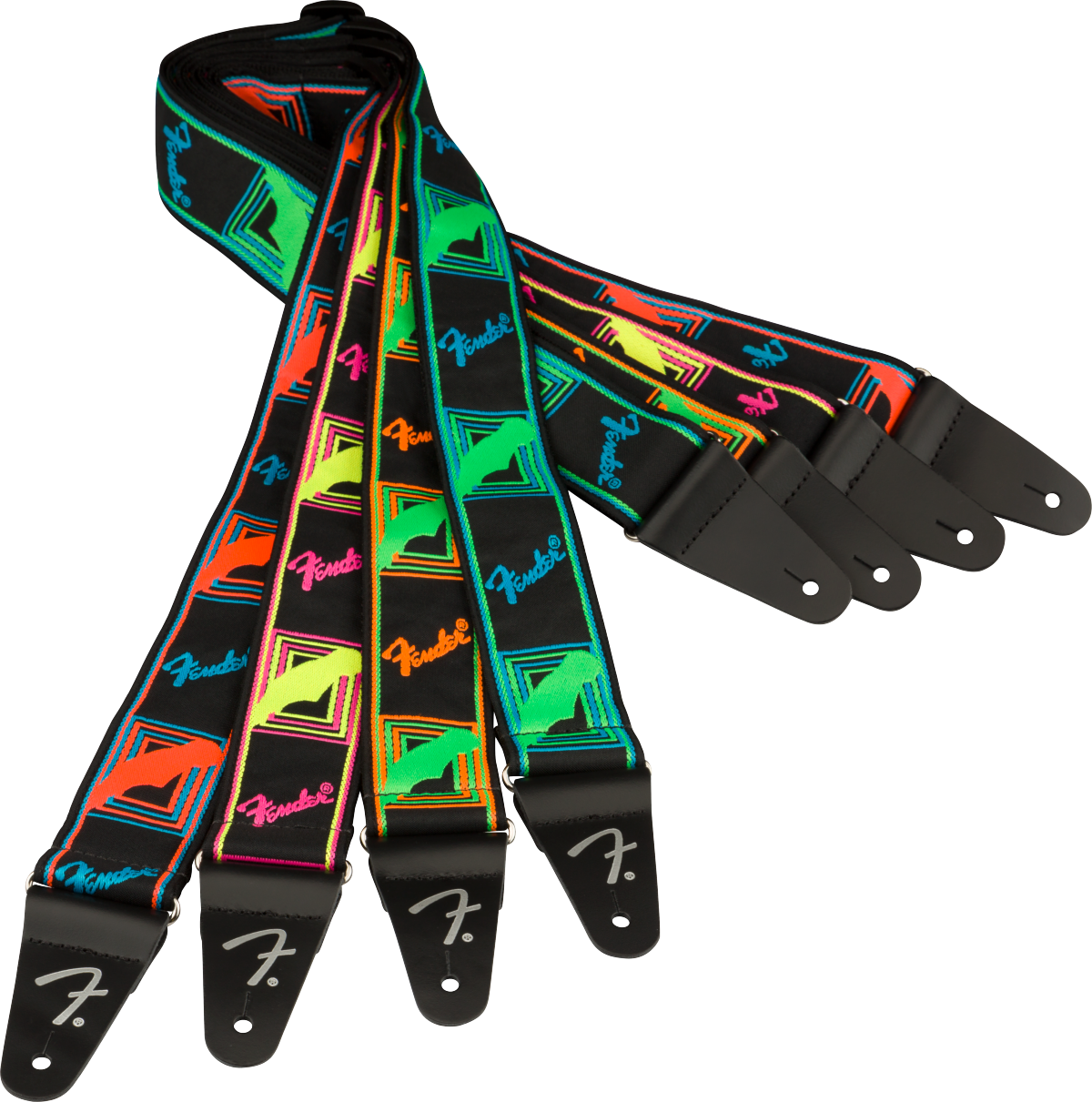 Fender Neon Monogrammed Strap