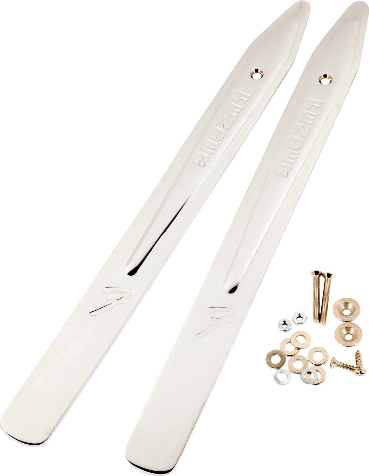 Fender Pure Vintage Tilt-Back Amplifier Legs, Chrome (2)
