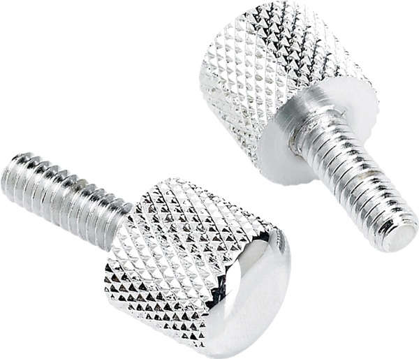 Fender Pure Vintage "Piggyback" Thumb Screws (2), Chrome