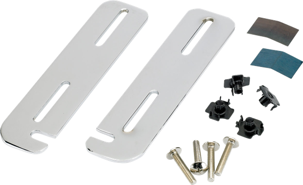 Fender Pure Vintage "Piggyback" Clip Bars (2), Chrome