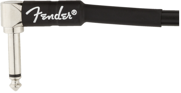 Fender Professional Series Instrument Cable, Angle/Angle, Black