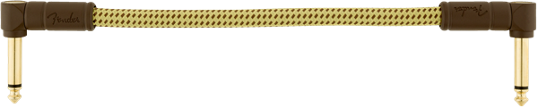 Fender Deluxe Series Patch Cables (20), A/A, 6", Tweed
