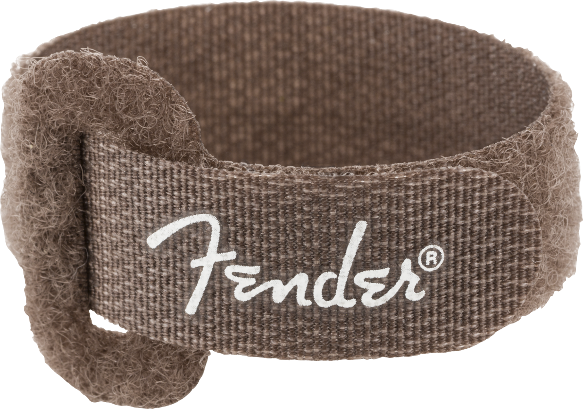 Fender Cable Ties, 7", Black/Brown