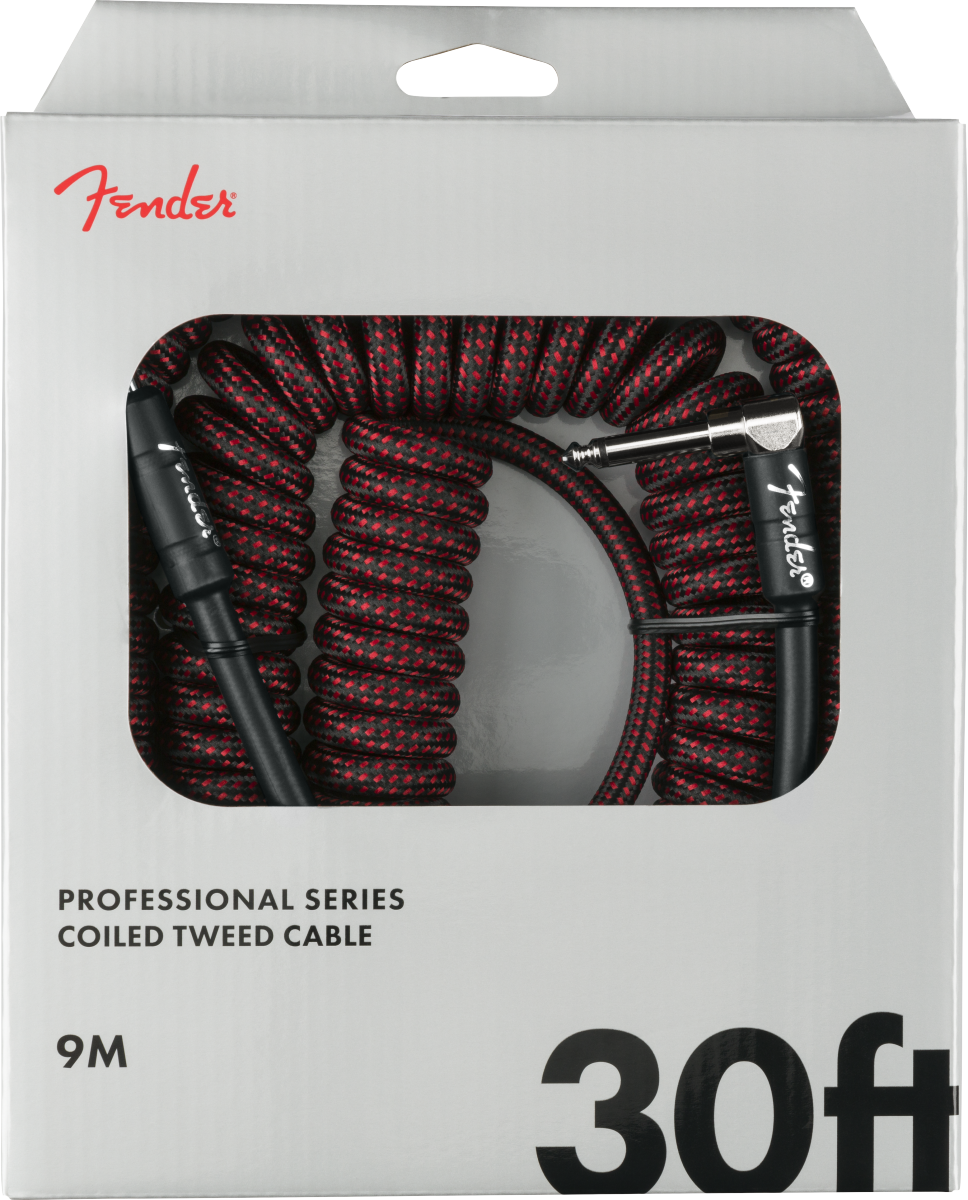 Fender Professional Series Tweed Coil Cable, 30'