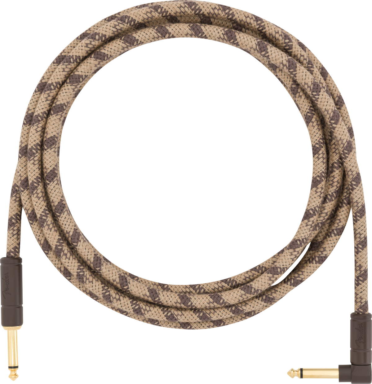 Fender Pure Hemp Festival Instrument Cable, Straight/Angle