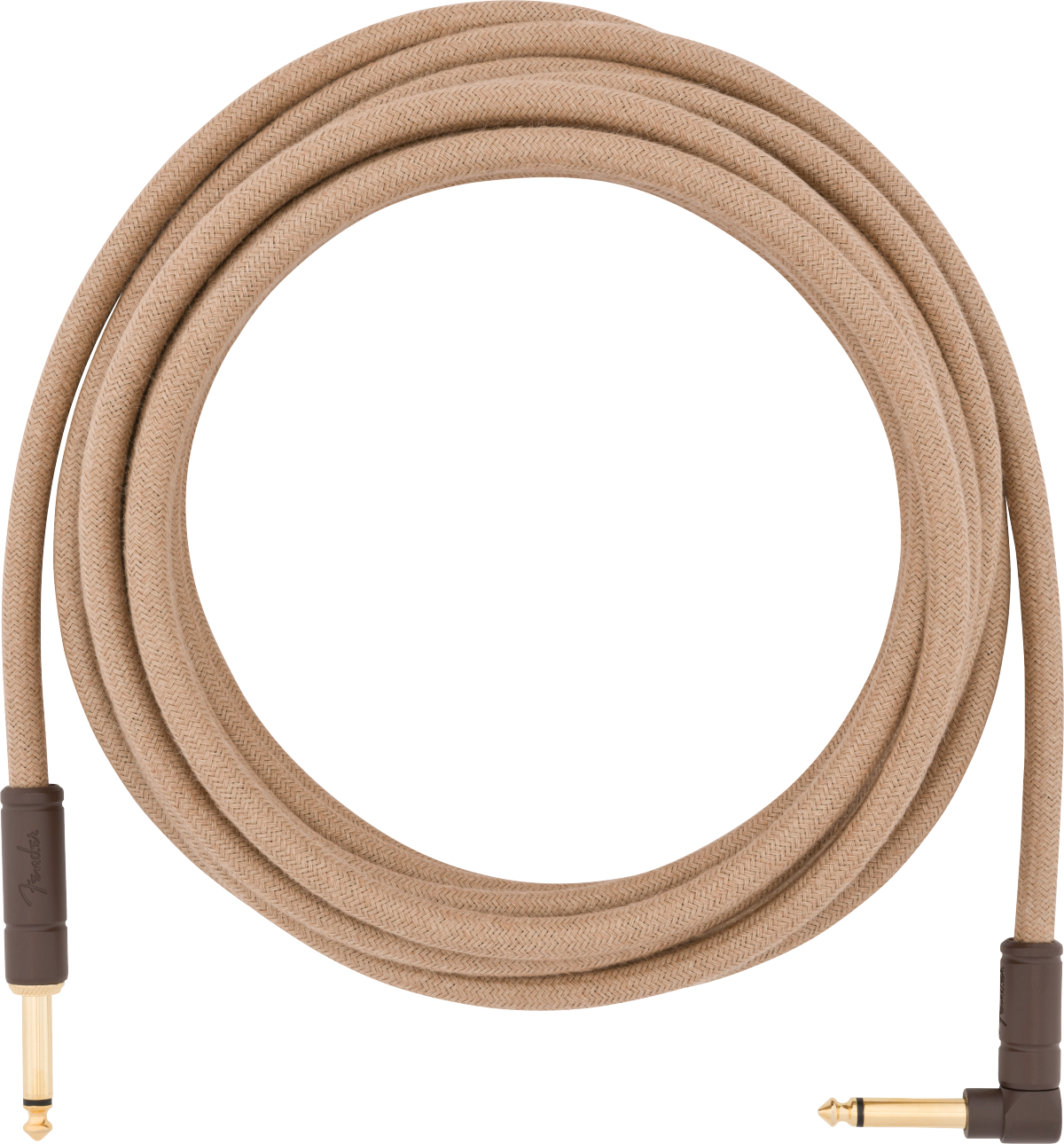 Fender Pure Hemp Festival Instrument Cable, Straight/Angle