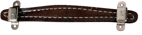 Fender Pure Vintage Amp Handle, Stitched Brown Leather, 2-Screw Mount