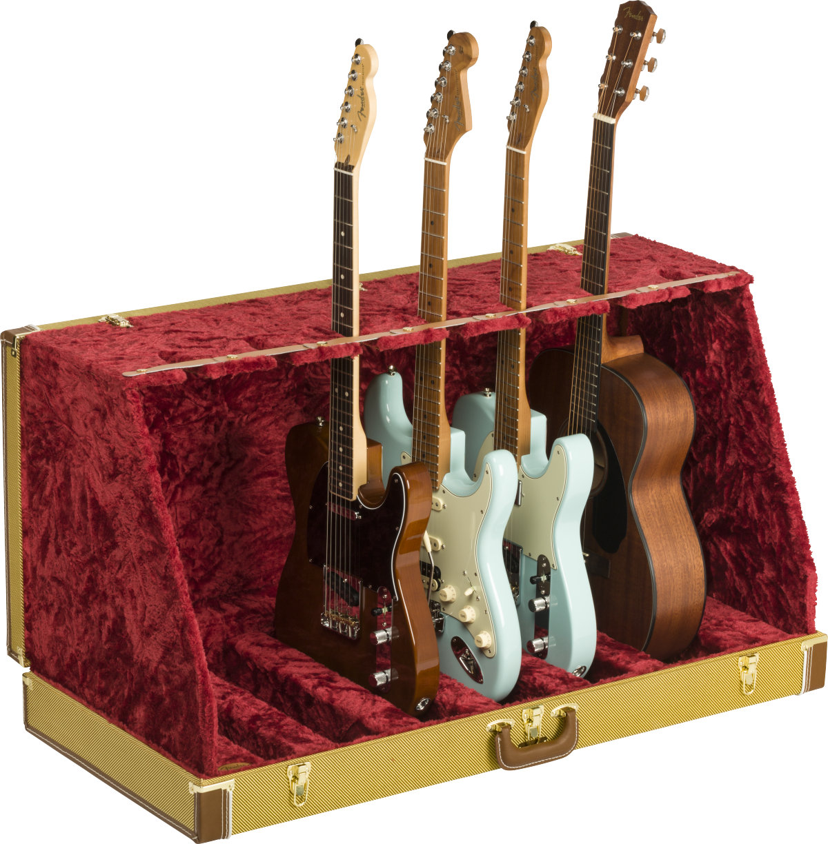 Fender Classic Series Case Stand, 7 Guitar, Tweed