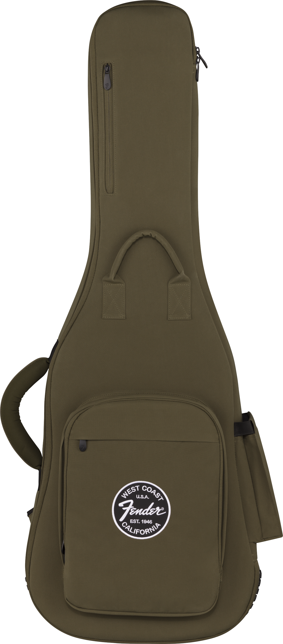 Fender Troubadour Electric Guitar Gig Bag, Olive