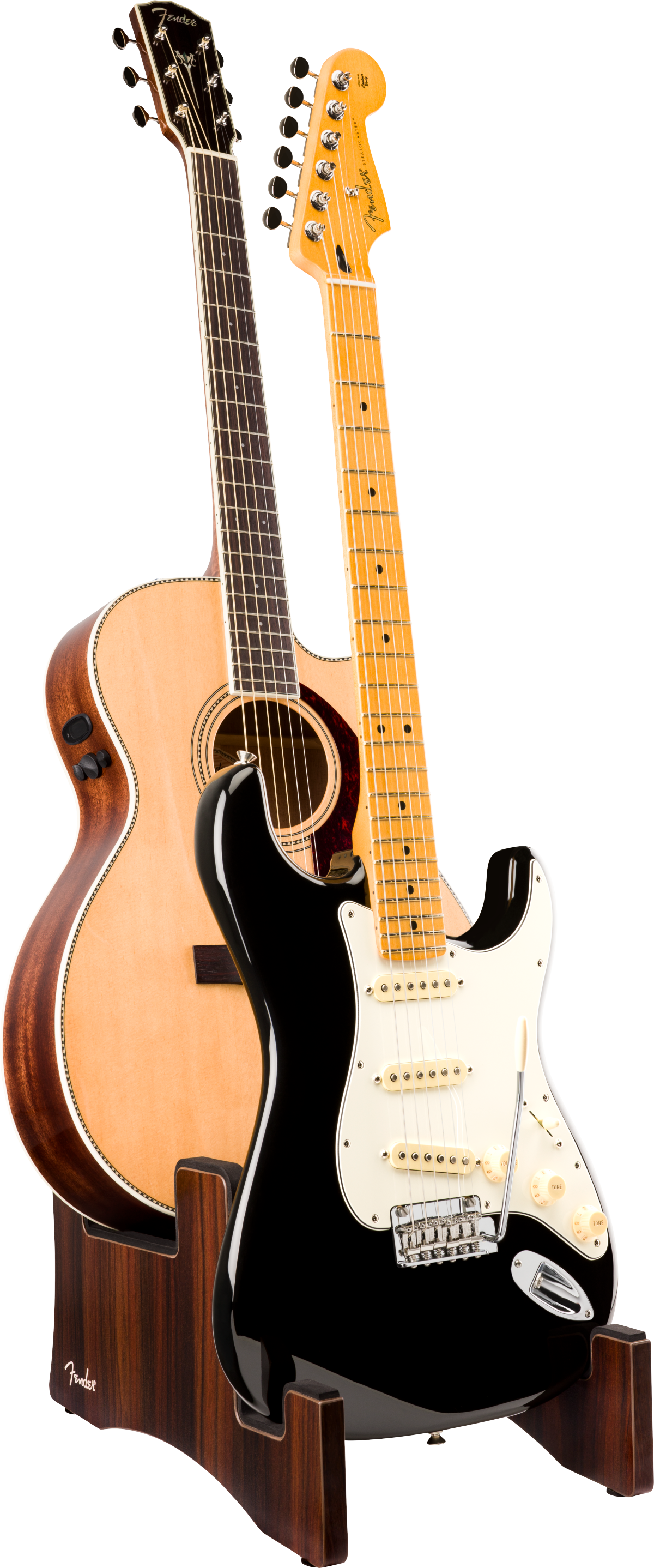 Fender Deluxe Wooden 2-Tier Multi Stand