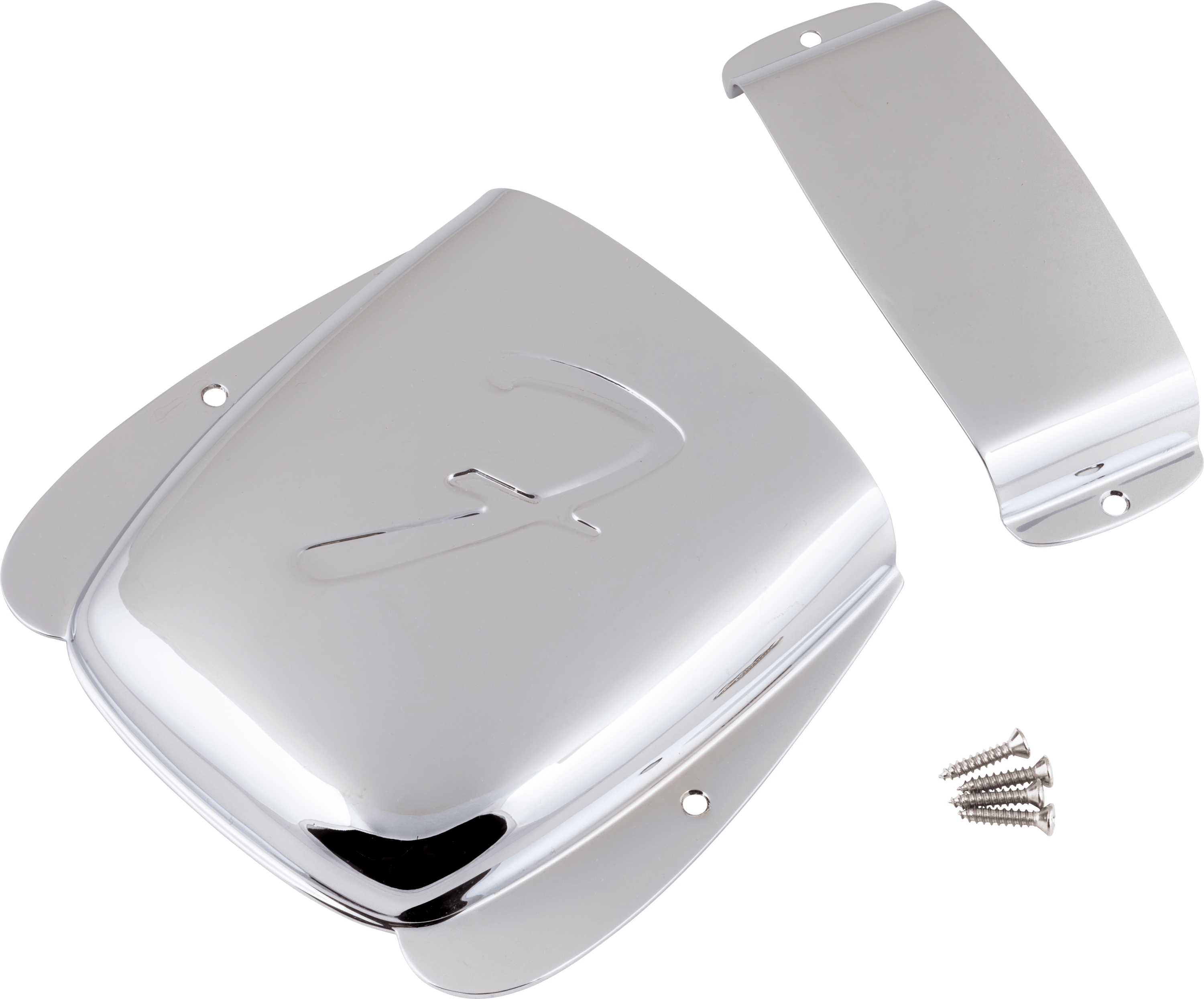 Fender Pure Vintage Jazz Bass Ashtray Cover Set, Steel/Chrome