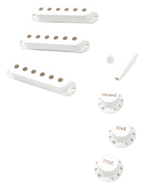 Fender Pure Vintage '50s Strat Accessory Kit, Eggshell