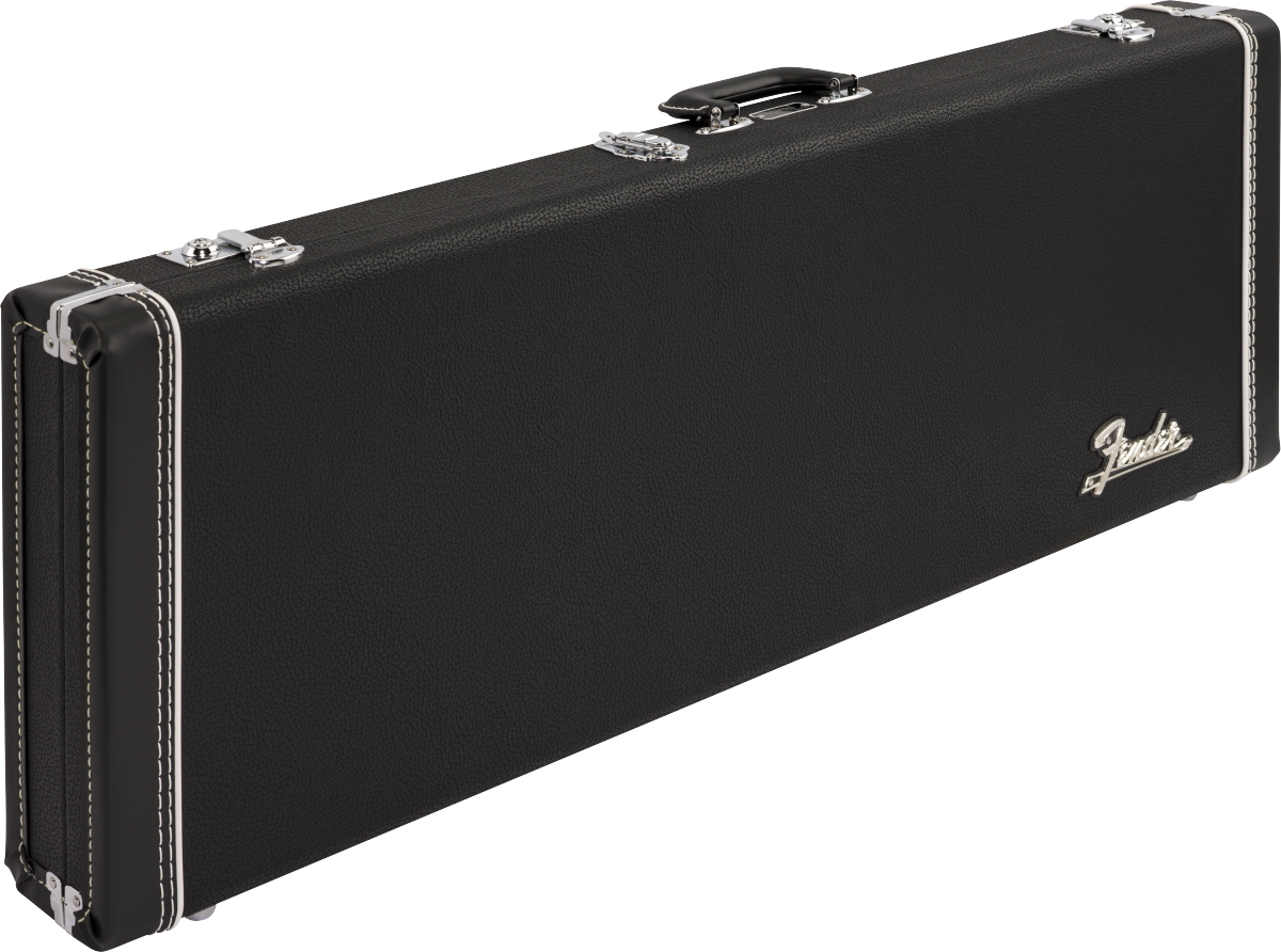 Fender Classic Series Wood Case - Strat/Tele, Left-Hand, Black