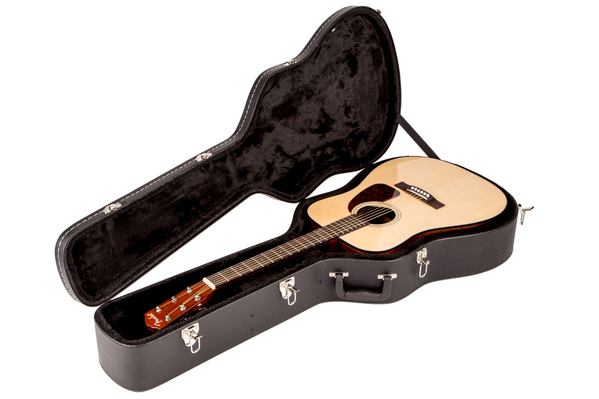 Fender Flat-Top Dreadnought Acoustic Guitar Case, Black