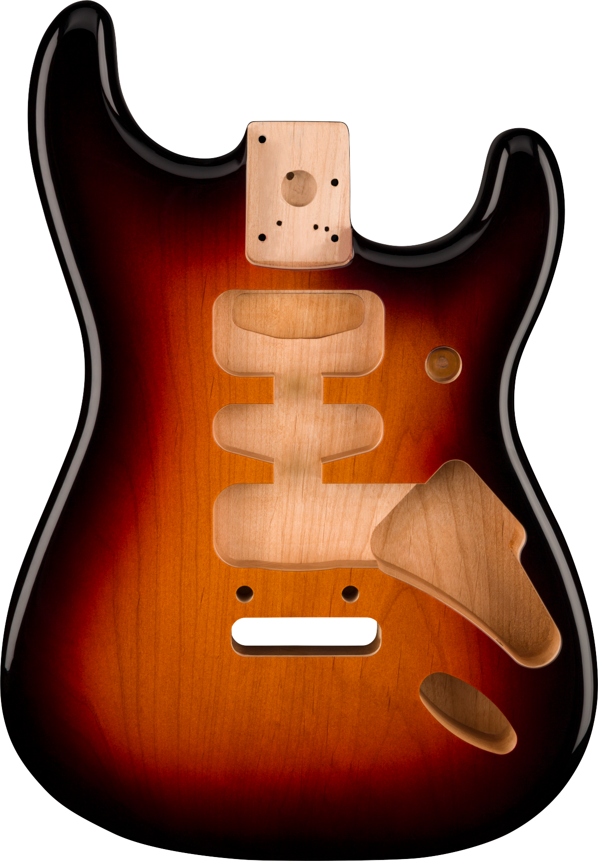 Fender Deluxe Series HSH Strat Alder Body, 2-Point Bridge Mount