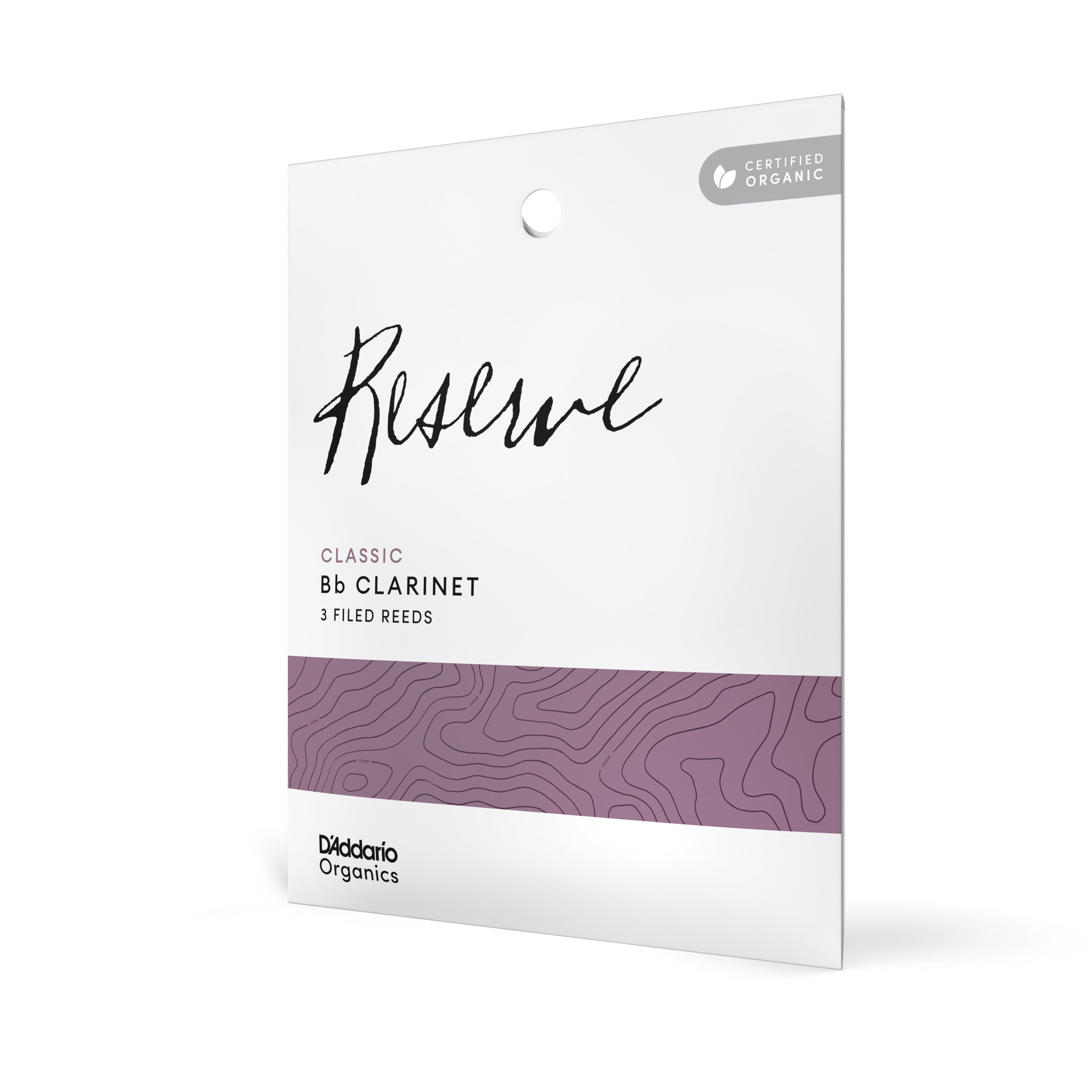 D'Addario Organic Reserve Classic Bb Clarinet Reeds