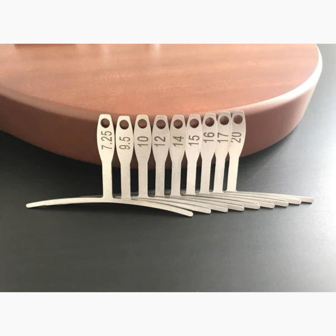 Understring Fretboard Radius Gauges (9 pcs)