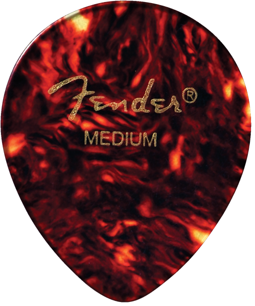 Fender 347 Shape Picks (12), Tortoise Shell