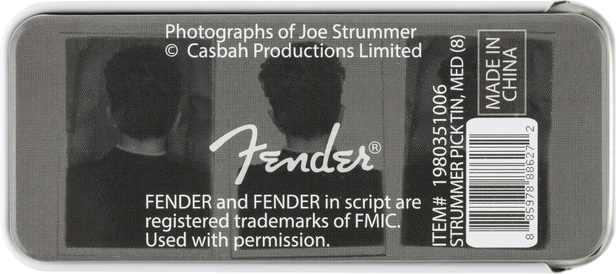 Fender Joe Strummer Pick Tin (8 Picks), Medium