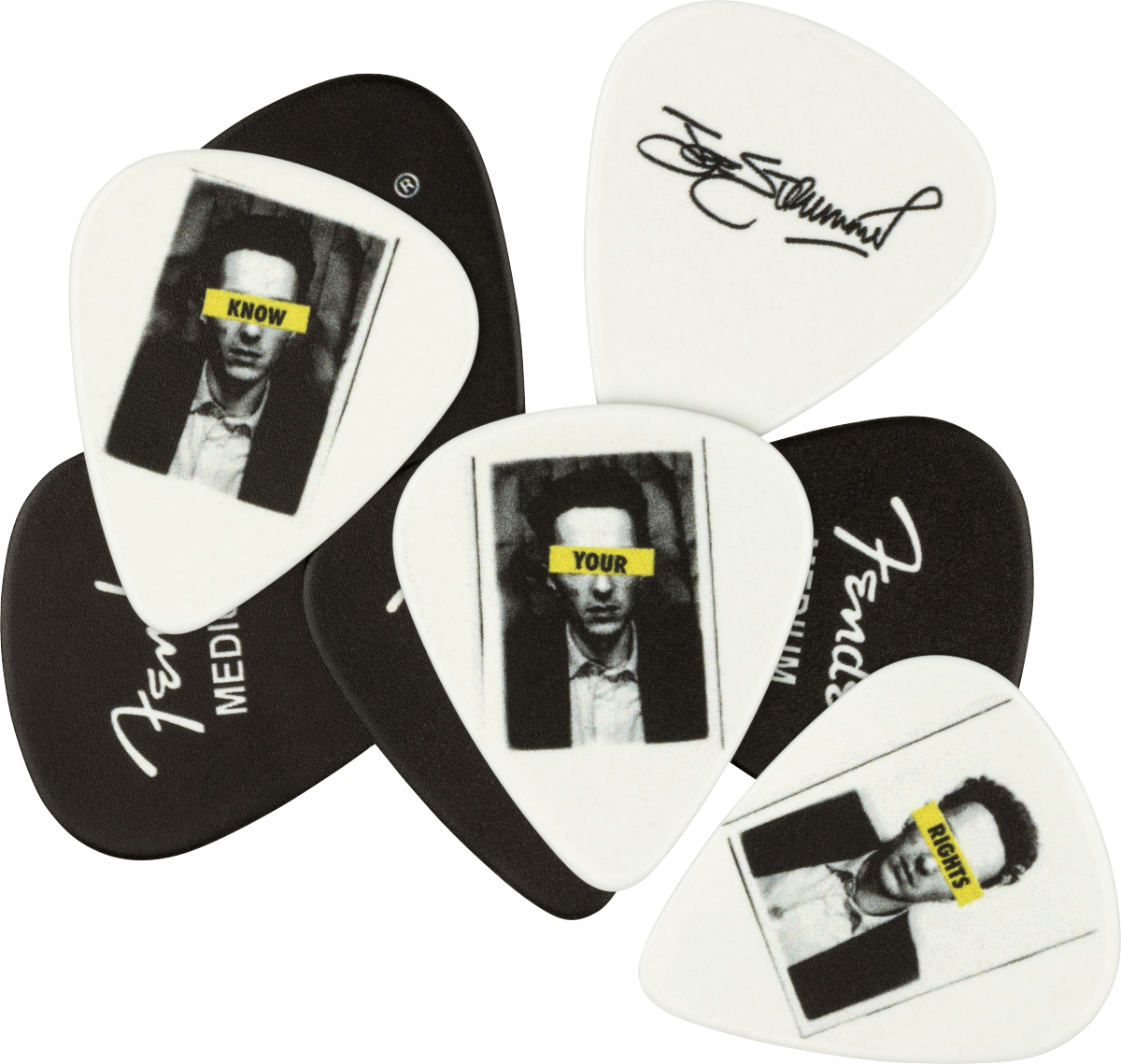 Fender Joe Strummer Pick Tin (8 Picks), Medium