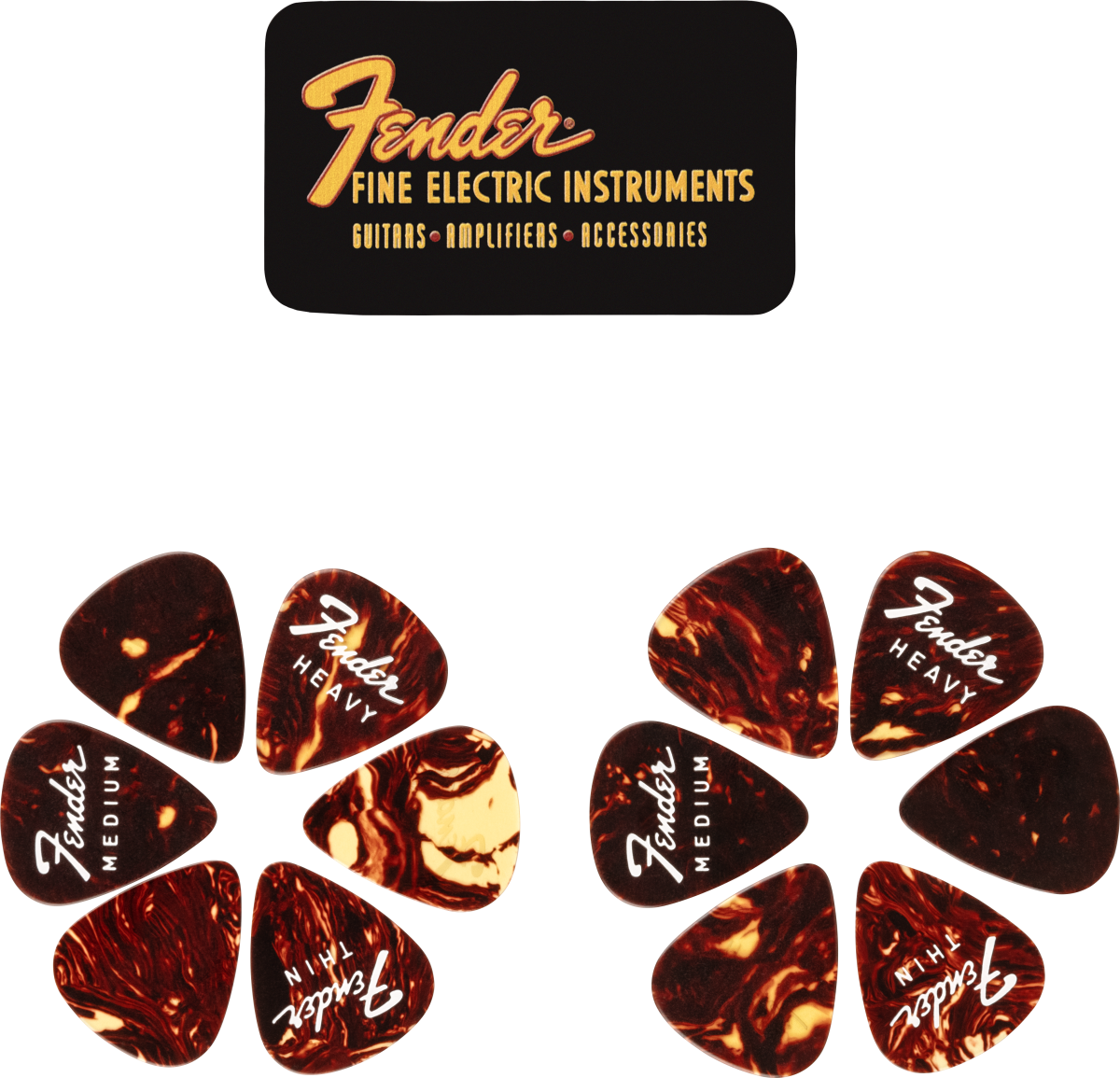 Fender Fine Electric Pick Tin (12 Picks)