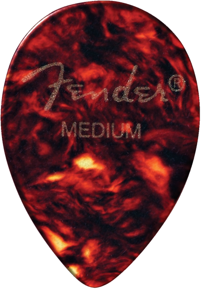 Fender 358 Classic Celluloid Picks, Shell