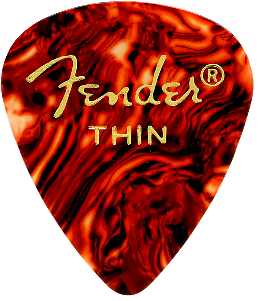 Fender 451 Classic Celluloid Picks (12), Shell
