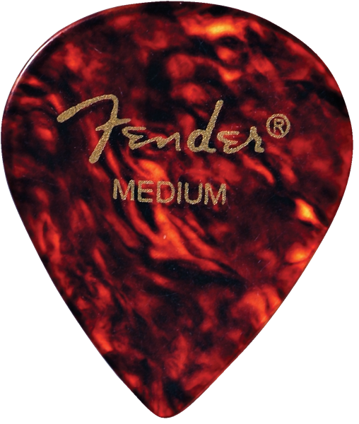 Fender 551 Classic Celluloid Picks (12), Shell