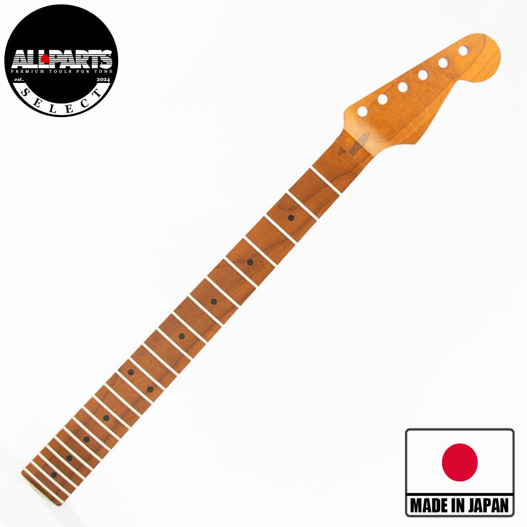 Allparts Select Tribute Series "1984" Replacement Strat Neck Roasted Maple, Licensed by Fender