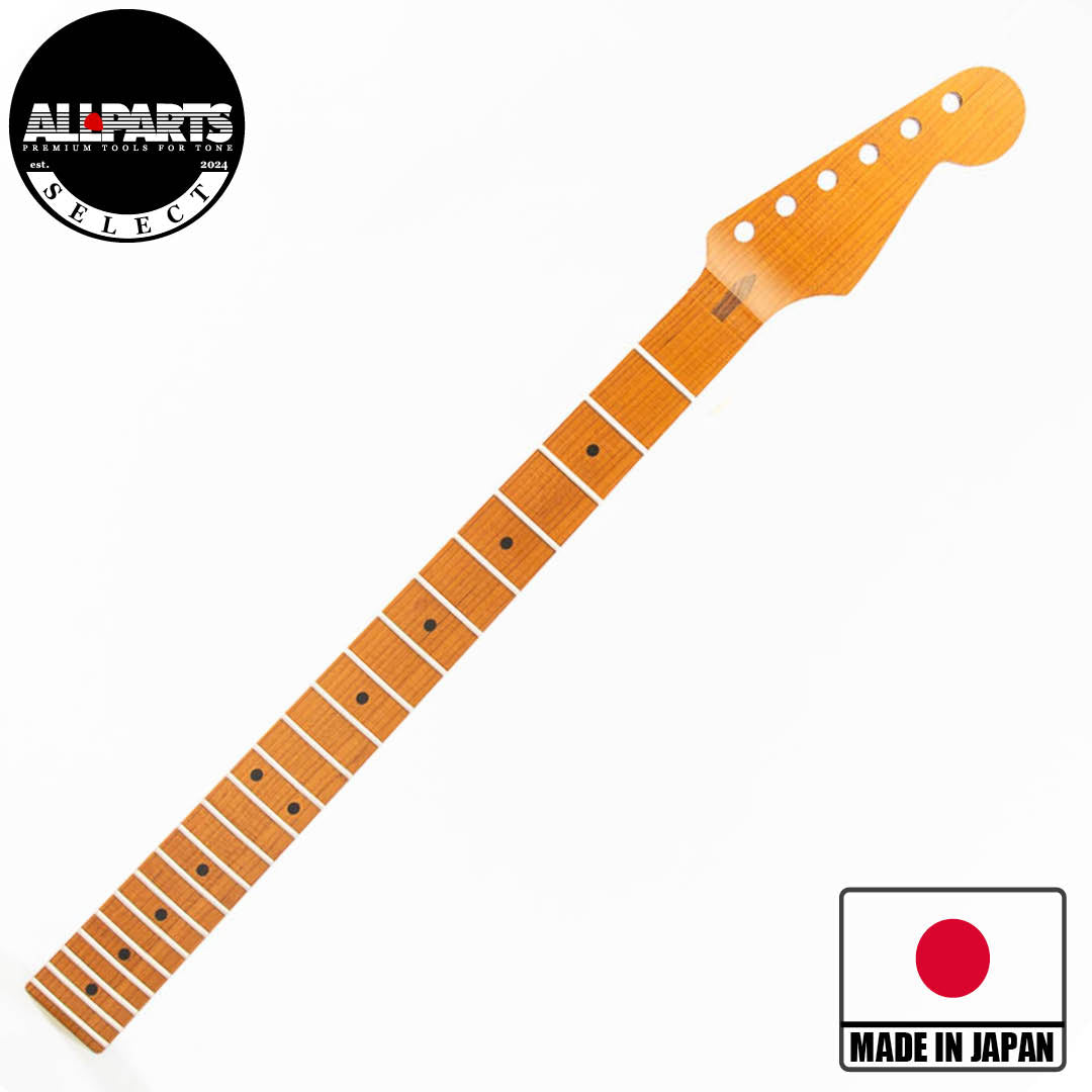 Allparts Select Tribute Series "1984" Replacement Strat Neck Roasted Quartersawn Maple, Licensed by Fender