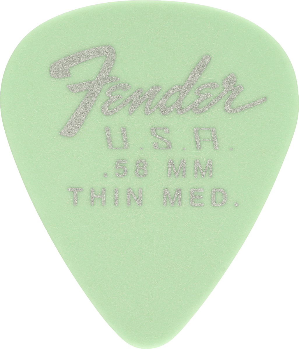 Fender 351 Dura-Tone Delrin Picks (12)