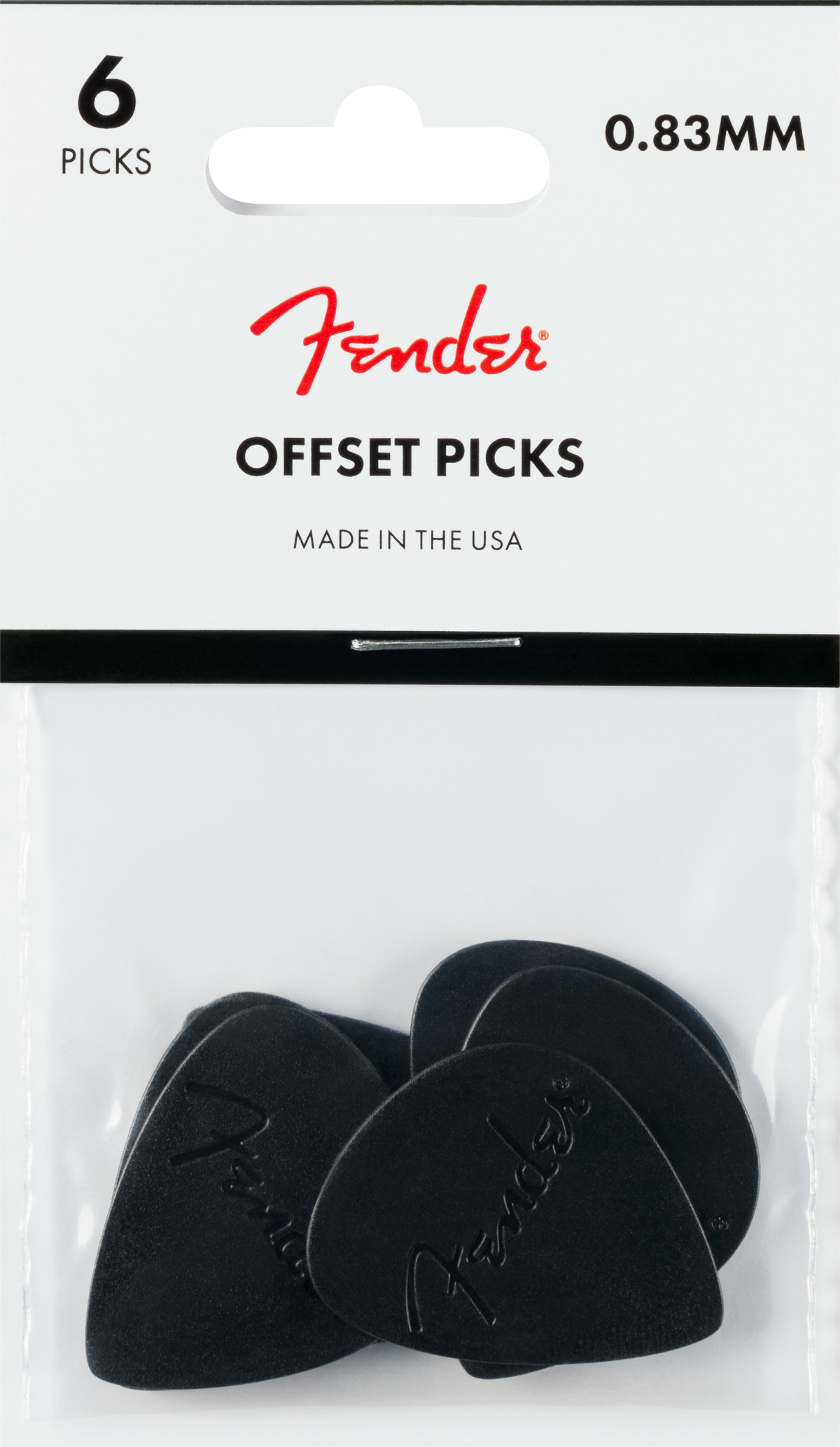 Fender Offset Polycarbonate Picks (6)