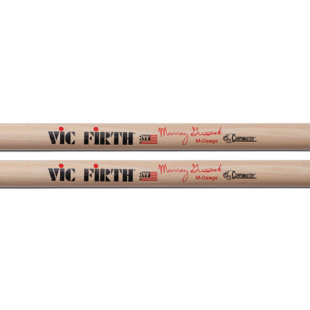 Vic Firth Corpsmaster Signature Snare Drumstick, Murray Gusseck