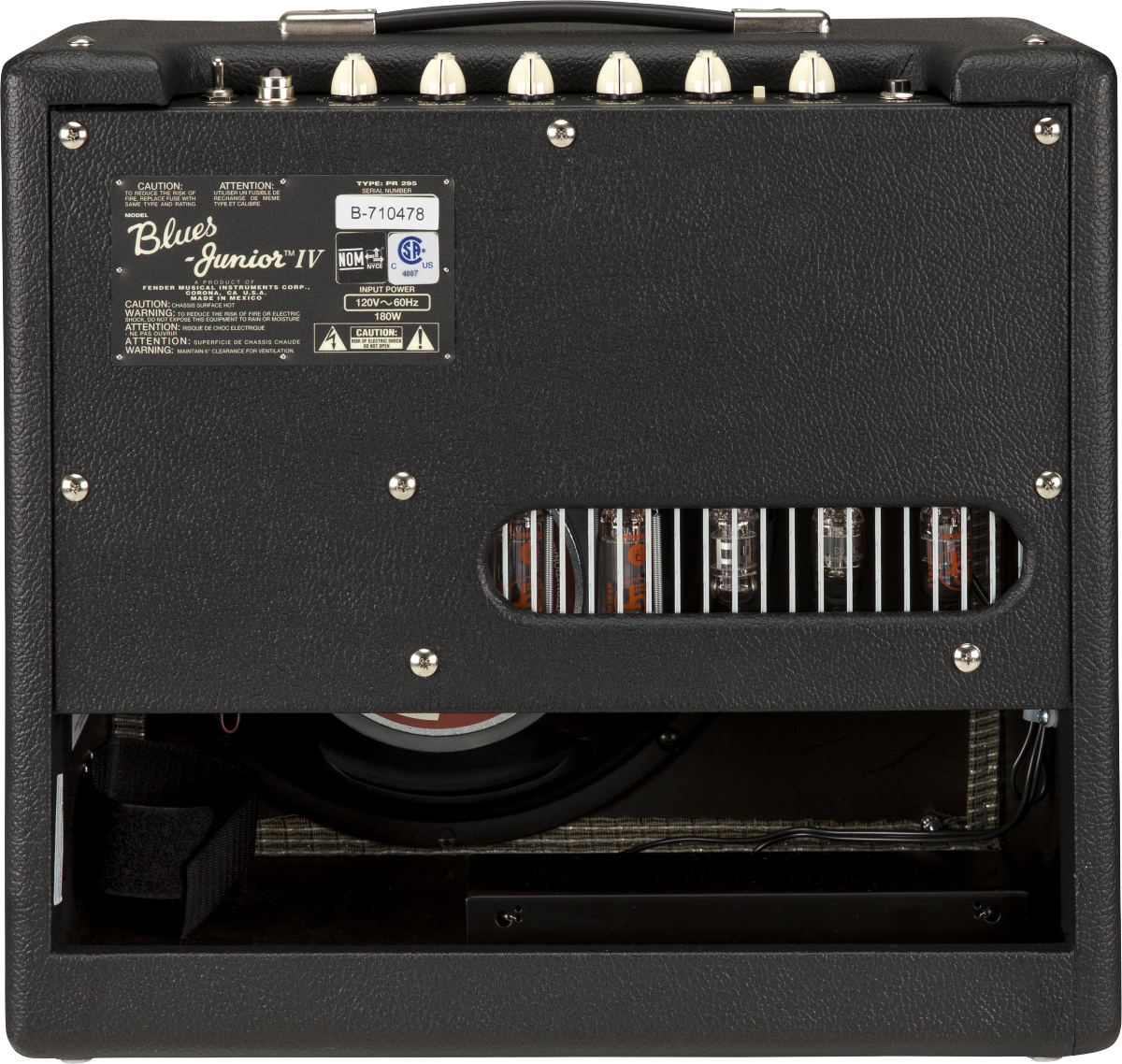 Fender Blues Junior IV Amplifier, Black, 120V