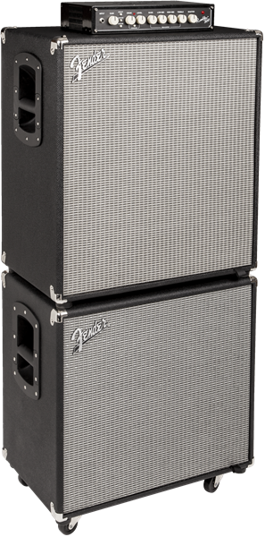 Fender Rumble 410 Cabinet (V3), Black/Silver