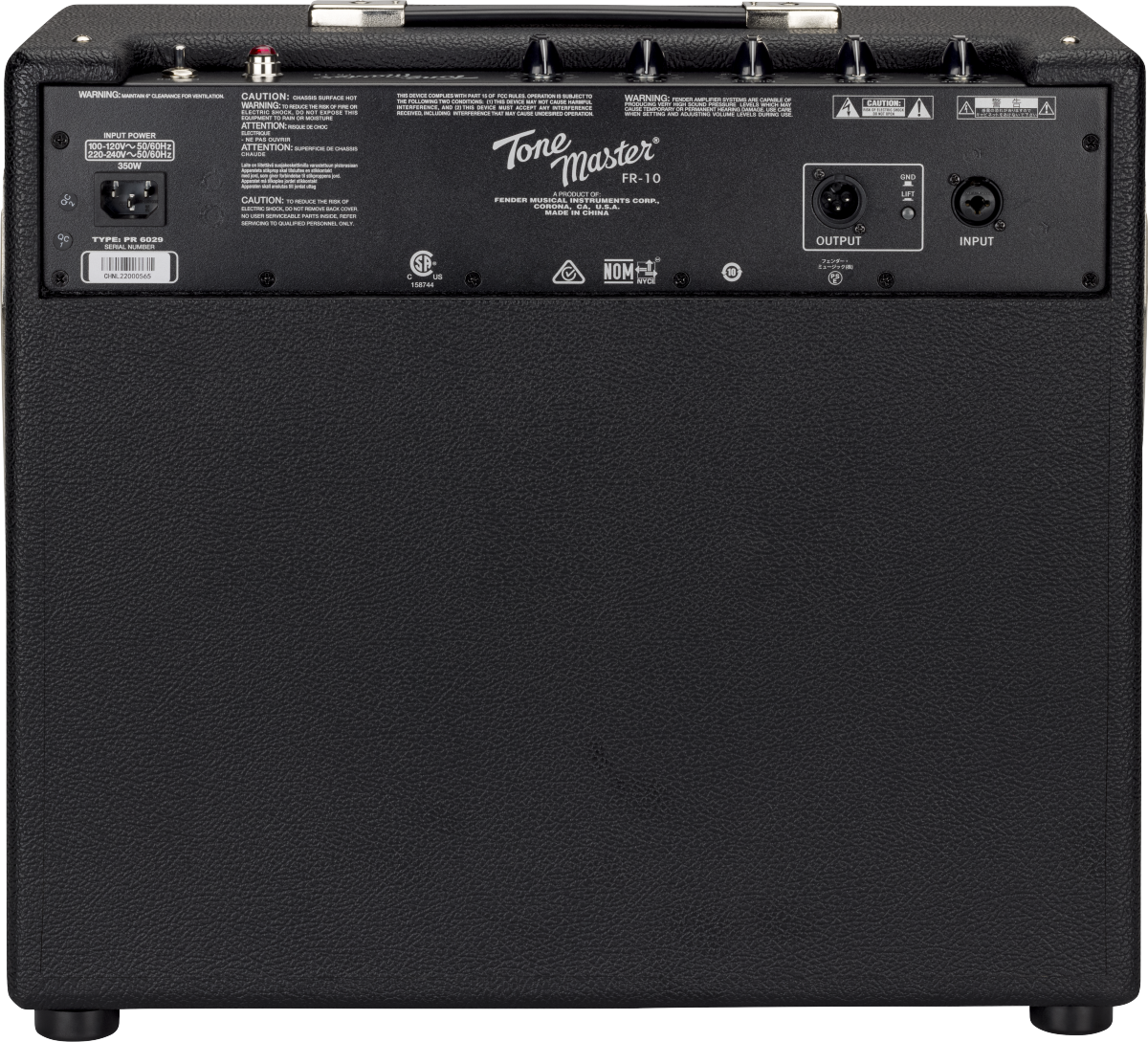 Fender Tone Master FR-10 Amplifier, 120V
