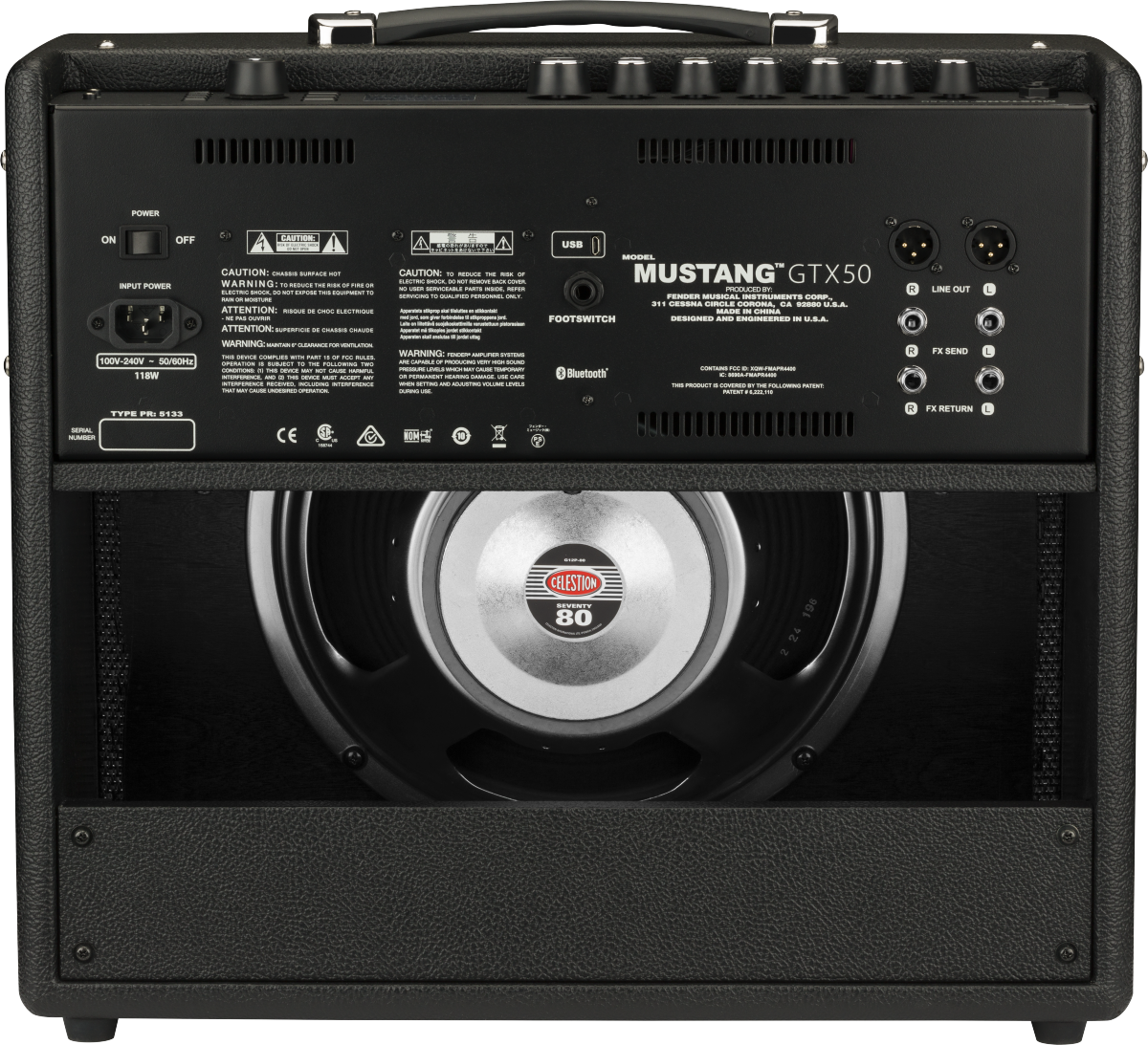 Fender Mustang GTX50 Amplifier, 120V