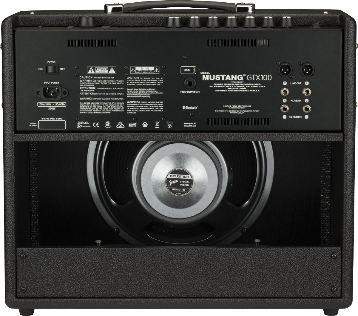 Fender Mustang GTX100 Amplifier, 120V