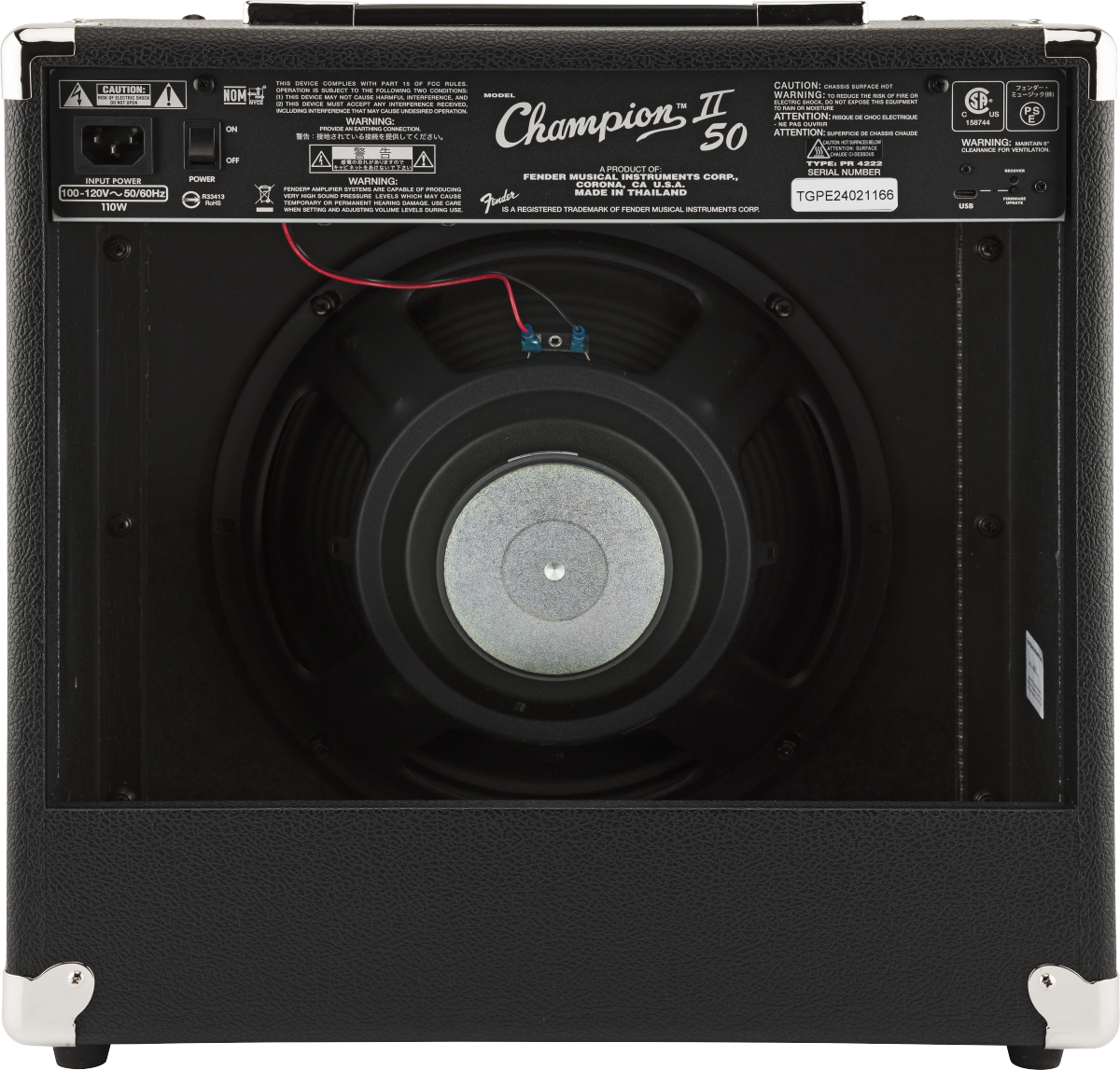Fender Champion II 50 Amplifier, 120V