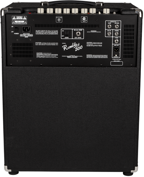 Fender Rumble 500 (V3), 120V, Black/Silver
