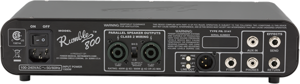 Fender Rumble 800 HD, 120V