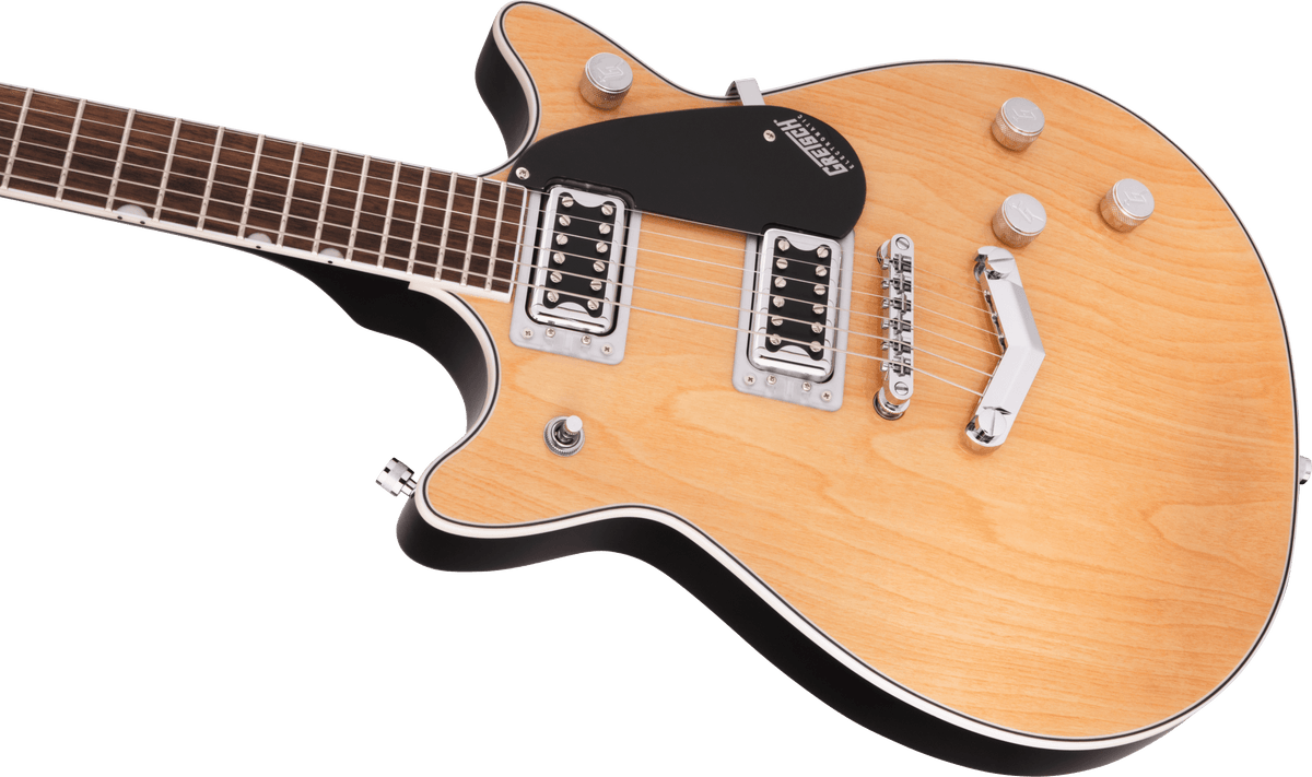 Gretsch G5222 Electromatic Double Jet BT w/ V-Stoptail, Laurel Fingerboard, Aged Natural