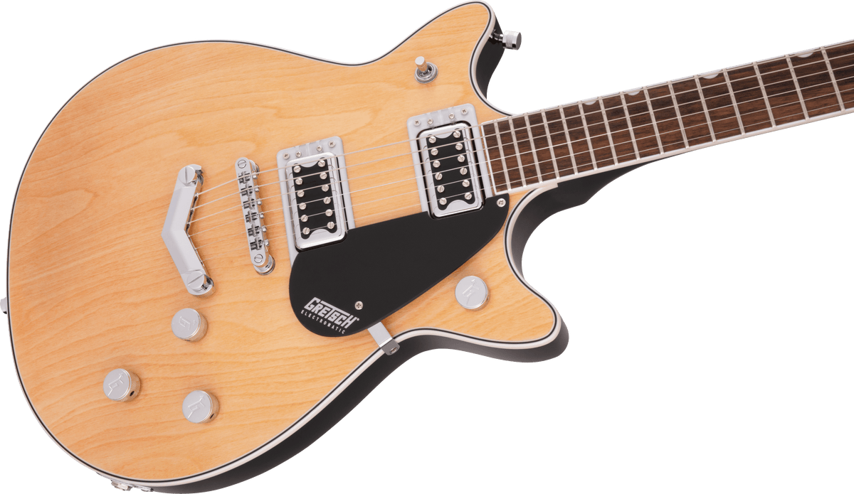 Gretsch G5222 Electromatic Double Jet BT w/ V-Stoptail, Laurel Fingerboard, Aged Natural