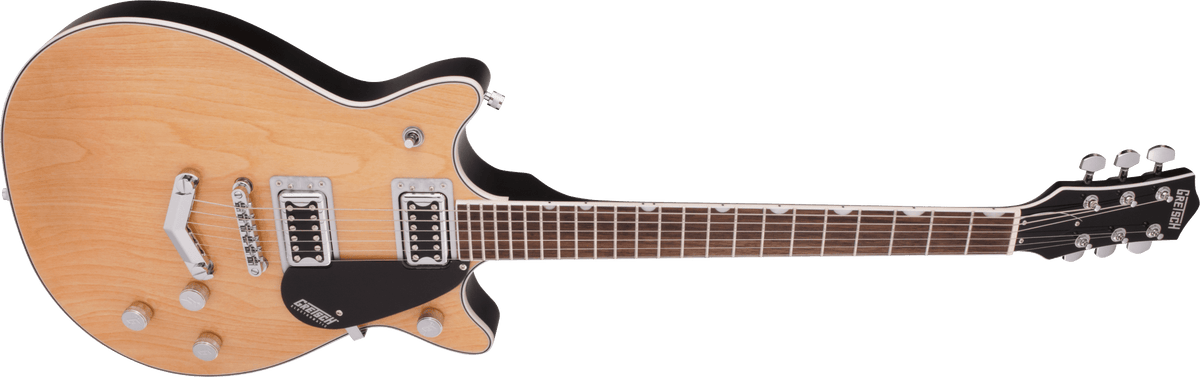 Gretsch G5222 Electromatic Double Jet BT w/ V-Stoptail, Laurel Fingerboard, Aged Natural