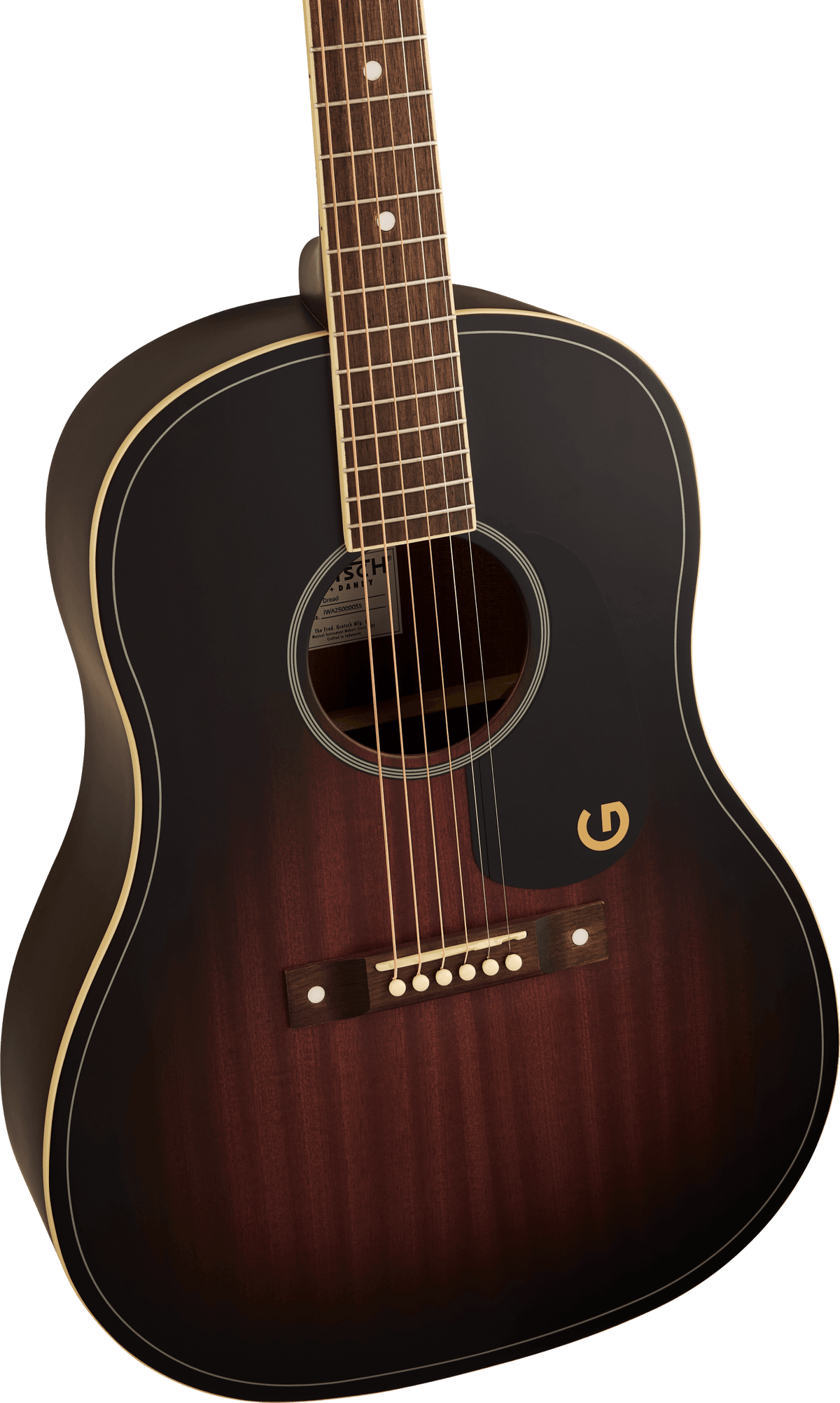 Gretsch Jim Dandy Dreadnought, Walnut Fingerboard, Deep Cherry Burst