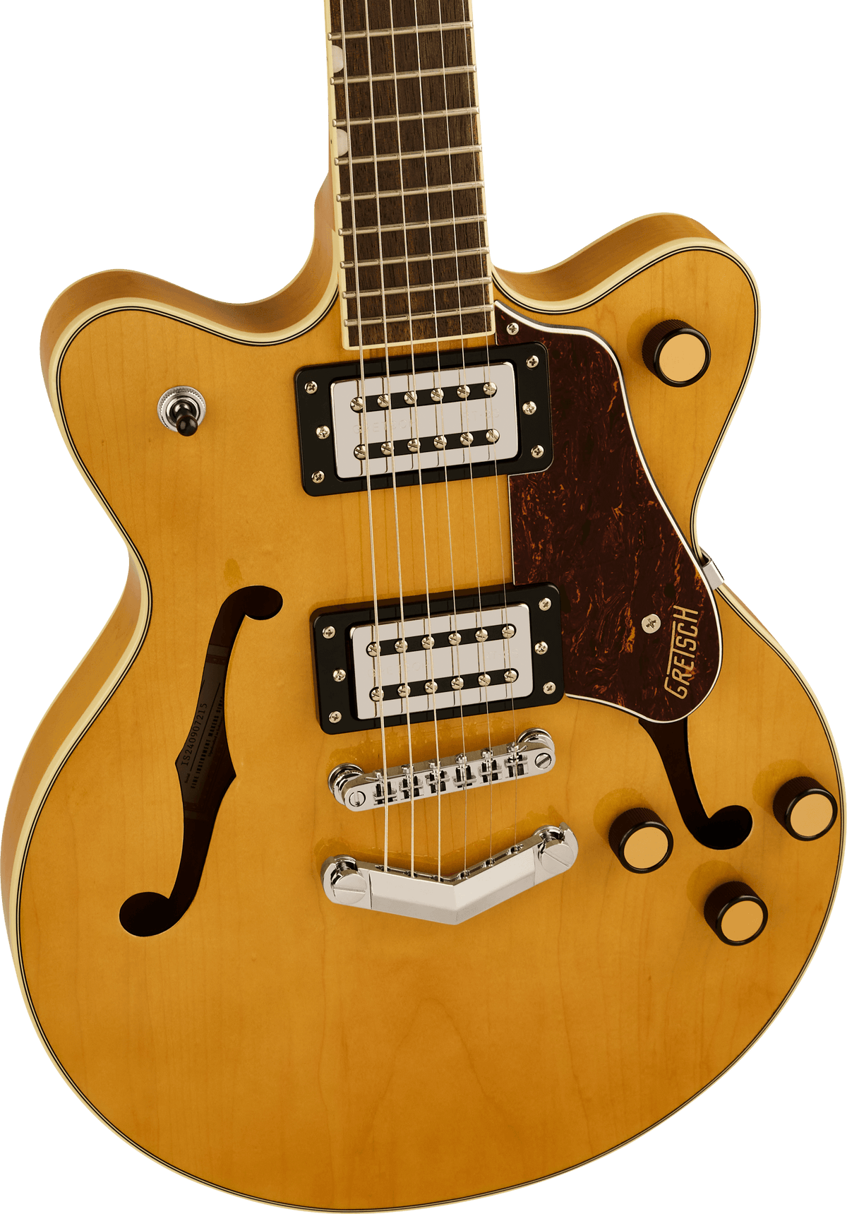Gretsch G2655 Streamliner Center Block Jr. Double-Cut, Laurel Fingerboard, Village Amber