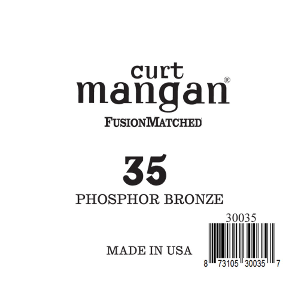Curt Mangan .035 Phosphor Bronze Single String