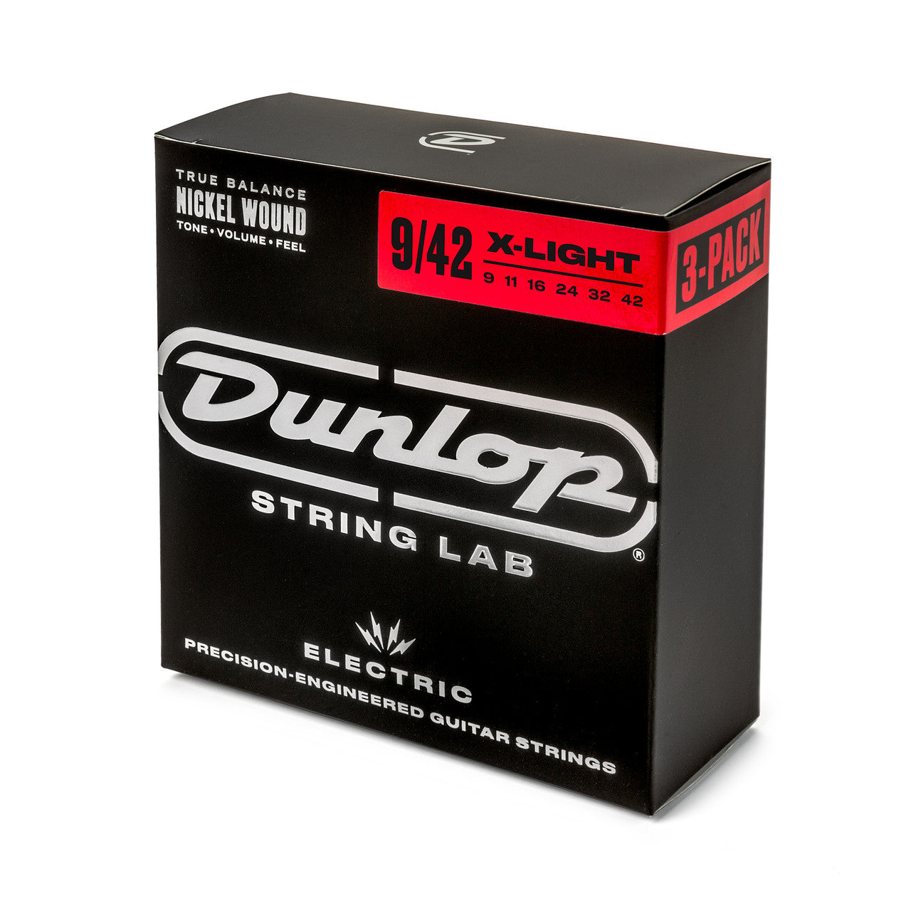 Dunlop Nickel Wound Electric Guitar Strings 3-Pack