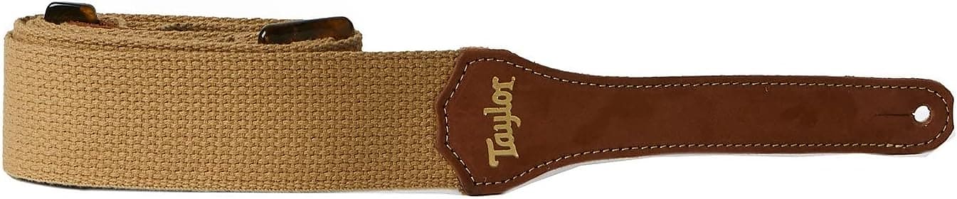 Taylor 2" Cotton Guitar Strap for GS Mini w/ Amber Buckle